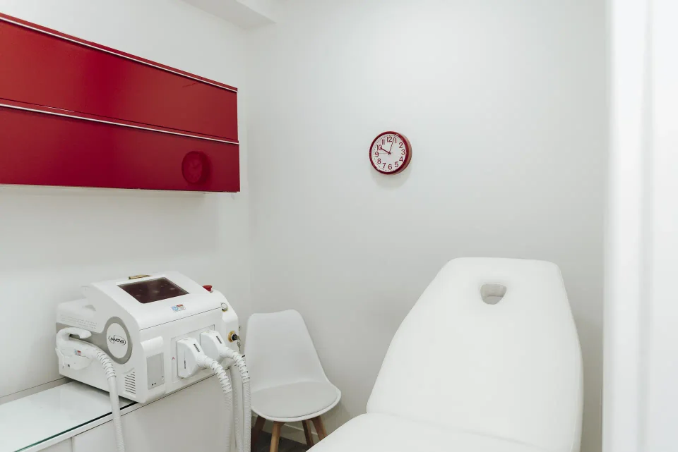 Zona de recepción del Centro de Estética Lucy Lara